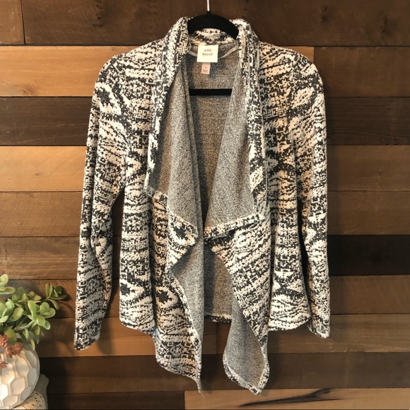 Women's Fuzzy Jacquard Jacket - Knox Rose - Picture 2 of 4